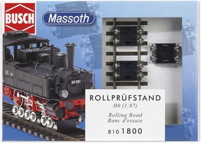 Rolbank Trein - Testbank Locomotief - Modelbouw Onderhoud - Precisie Draaidelen - Schaal H0