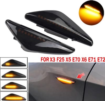 Knipperlicht Black Dynamisch Smoke Geschikt voor Bmw X3 X5 X6 voor BMW E70 E71 of F25 Knipperlicht bmw