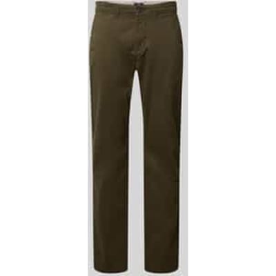 straight fit broek met achterzakken