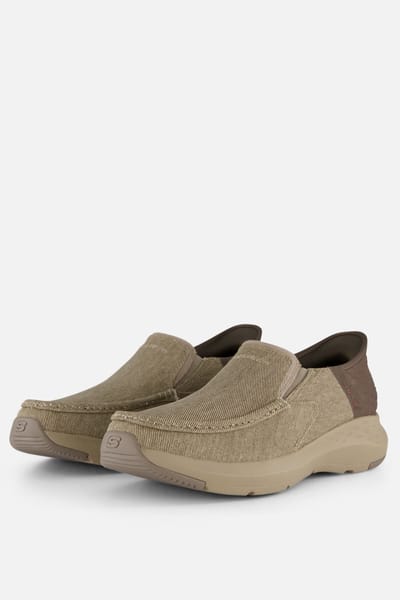 Skechers Hands Free Slip-ins Instappers taupe - Maat 42