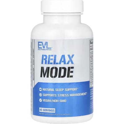 EVLution Nutrition, RelaxMode, 45 Capsules Végétales