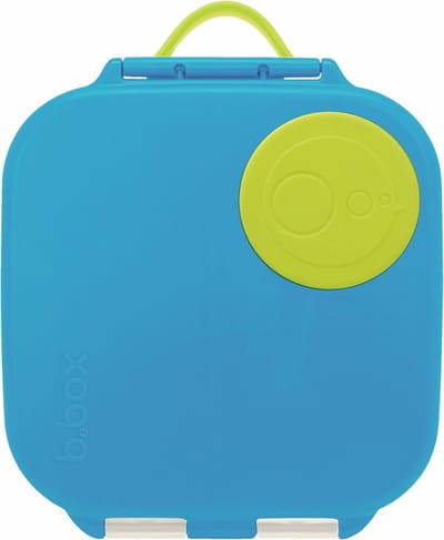 b.box Mini Lunchbox - Bentobox met 3 Vakken (2 Lekvrij) - Ideaal voor Peuters- Lunch & Snacks voor Kinderen - Voor een Heel Stuk Fruit - BPA-vrij