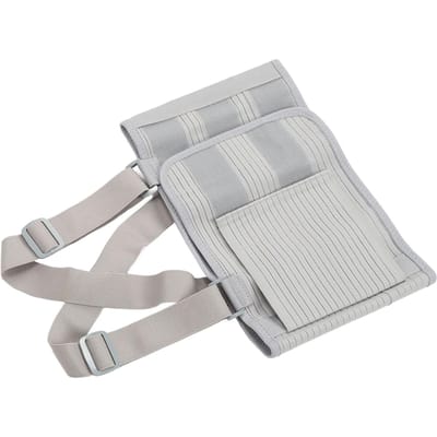 Borststeun Ademend Elastisch Dubbele Steun Gebroken Ribbrace met Verstelbare Schouder white