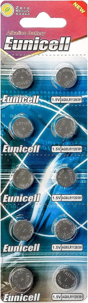 Knoopcel Batterijen - Kleine Batterijen - Apparaten Voeden - Kwikvrij Cadmiumvrij - 11.6mm x 2.1mm