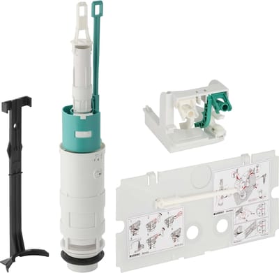 Geberit Twico ombouwset - voor inbouwreservoir - 3/6L - 2 toetsen