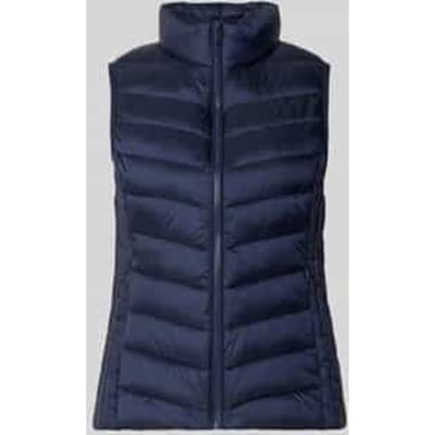 regular fit bodywarmer met opstaande kraag