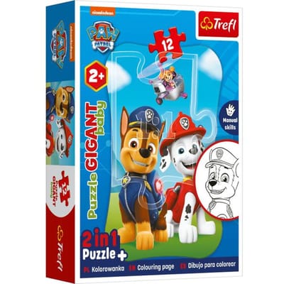 Paw Patrol inkleur puzzel