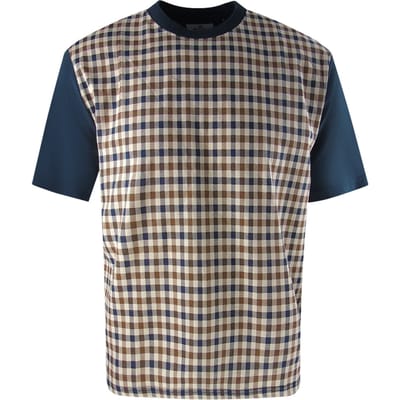 Aquascutum Iconic Front Marineblauw T-shirt