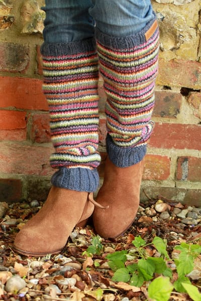 Pachamama - Wollen beenwarmers met ingebreide patronen - Denver- Fair trade - 100% wol