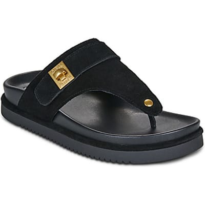 Steve Madden Tuned-in Sandals Black Suede Maat: 40 | Sandalen Outlet | Dames | Zwart
