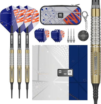 Soft Tip Dartpijlen 95% Tungsten Set - Inclusief Luxe Portemonnee en Accessoires