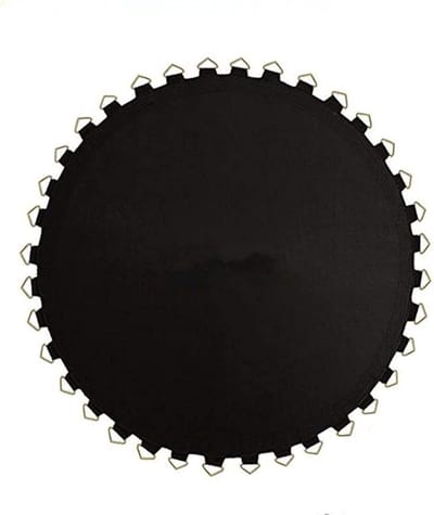 Trampoline Springdoek - Vervangend Mat - Buiten Sport - Versterkte Oogjes - 8 Voet Diameter - Zwart