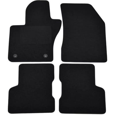 Tapis de sol - Jeep - Renegade - Velours noir - 4 pièces - Ajustement précis
