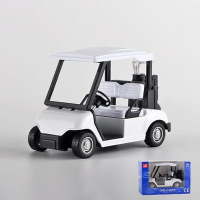 1:20 Golfkar Diecast Modelauto Legering Pull Back Kinder Speelgoed Auto Spellen Moeder Kinderen Kind Speelgoed Verjaardagscadeaus Met Vriend gray