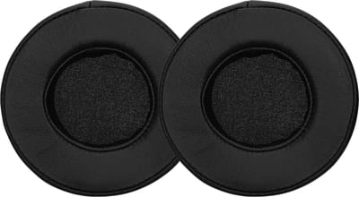 kwmobile 2x oorkussens voor koptelefoon - geschikt voor beyerdynamic DT 880 - Earpads van schapenleer - In zwart