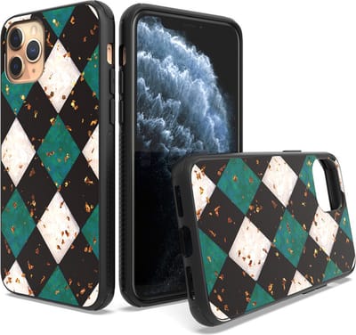 ZT Silicone telefoonhoesje met print Geschikt voor: iPhone 11 - Ultra Diamonds - ZT Accessoires