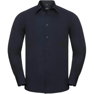 Chemise met lange mouwen op maat in popeline Russell Athletic