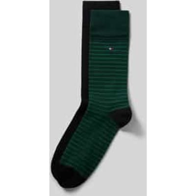 Sokken van katoenmix in set van 2 model 'MEN SMALL STRIPE SOCK'