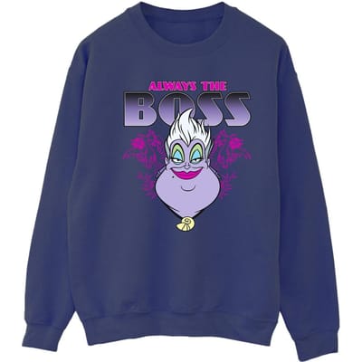 Disney Dames/Dames De Kleine Zeemeermin Ursula Mama Is De Baas Sweatshirt (Marineblauw)