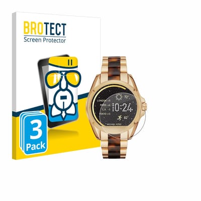 Screenprotector 3 Stuks voor Michael Kors Access Bradshaw / Grayson Beschermglas transparant