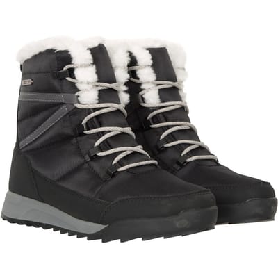 Mountain Warehouse Dames/Dames Leisure II Sneeuwlaarzen (Jet Zwart/Wit)