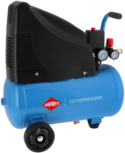Olievrije compressor HLO 215-25 8 bar 1.5 pk/1.1 kW 120 l/min 24 l