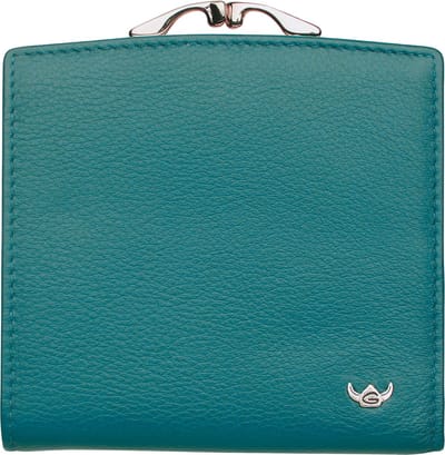 Golden Head Leren portemonnee Madrid RFID Protect Bügelbörse 2049 Türkis turquoise
