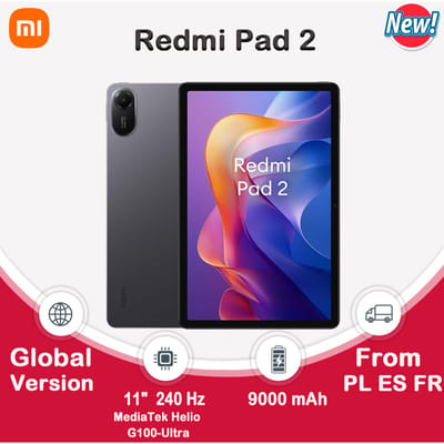 Xiaomi Redmi Pad 2 Global Version Wifi 11 inch 2.5K kristalhelder scherm MediaTek Helio G100-Ultra Mi Tablet 90Hz scherm 9000mAh