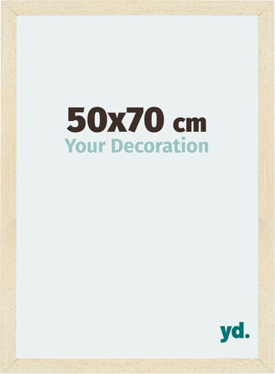 Your Decoration - Fotolijst 50x70 cm - MDF - Zand Geveegd - Mura