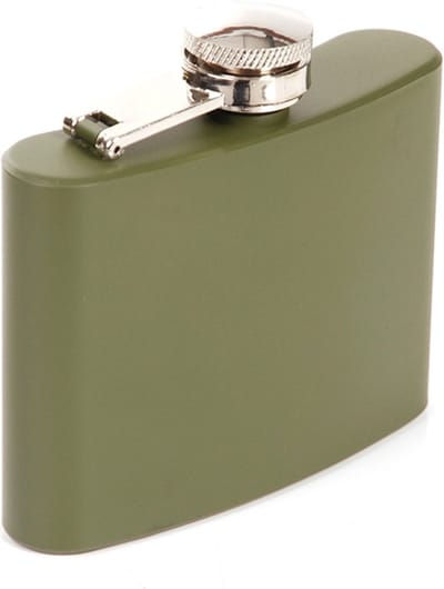 Zakfles/heupflacon groen 120ml
