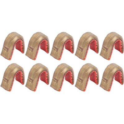 10 pièces Corde d'arc de tir à l'arc Nock Boucle de fixation en laiton Clip Accessoires de corde d'arc de chasse