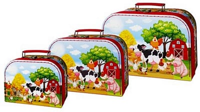 Simply for Kids 3-delige Kofferset Boerderij