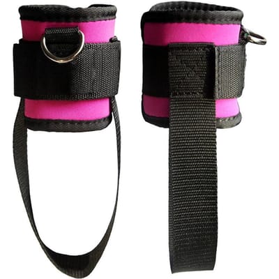 2 Stuks Fitness Weerstandsbanden Crossfit Trainingsbanden Enkelbandjes Kabelmachine Been Training Sportschool Trainingsapparatuur roze