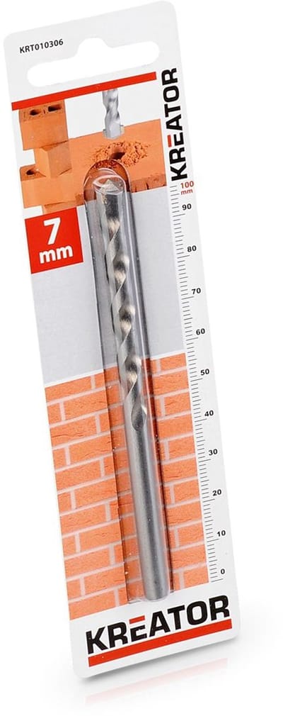 Kreator Steenboor KRT010306 - Boor met een diameter van Ø7 mm en een lengte van 100 mm