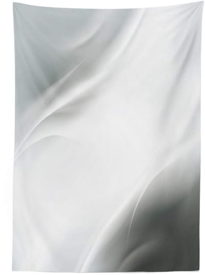 ABAKUHAUS tc_40174 140x170 – Satijnen tafelkleed – Grijs/Lichtgrijs, Wasbaar