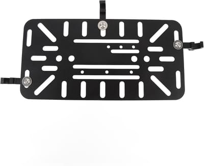 Dailygoods- Motorfietszadeltas Ondersteuning - Aluminium Beugel - Eenvoudige Installatie - Voldoende Opslagruimte - Geschikt voor Zachte Tassen - Voor Actiecamera Bevestiging - Motorfietstas