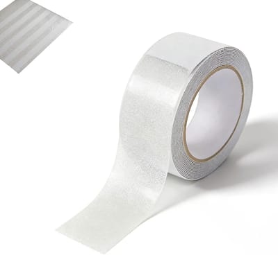 Antislip tape voor trappen en vloeren, zelfklevende transparante strips, duurzaam en sterk (5 cm x 5 m)