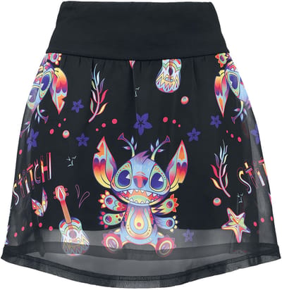 Lilo & Stitch Viva Mexico Dames Minirok - meerkleurig - 3XL