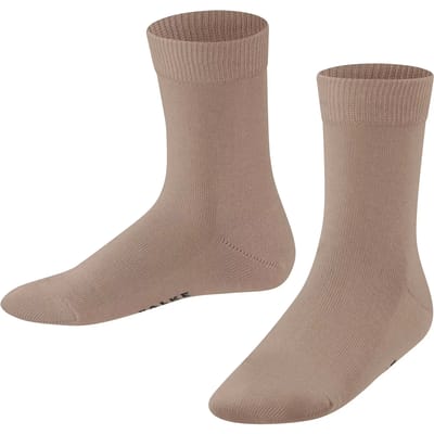 FALKE Family eenkleurig katoen sokken kinderen beige - maat 31-34