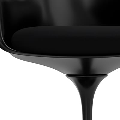 Knoll International Saarinen Tulip Armleunstoel - Hallingdal 65 (190) - black - zwart