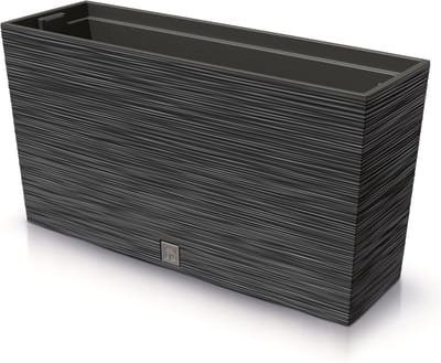 Prosperplast Furu Case Middle - Bloempot met inzet - Rechthoekig - 77x23,5x41cm - Antraciet