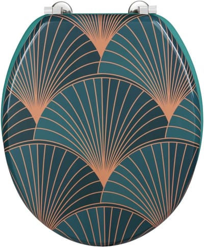 TIM® WC Bril met Print - WC Bril - Veelkleurig - ‎43cm x 36cm x 3cm; 2.85 kg