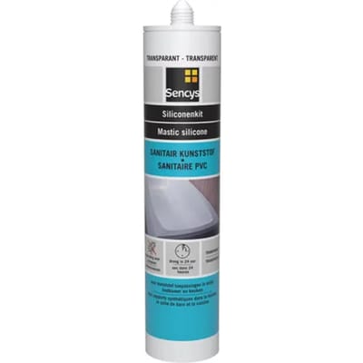 Sencys Siliconenkit Sanitair Acrylbad Transparant 310ml
