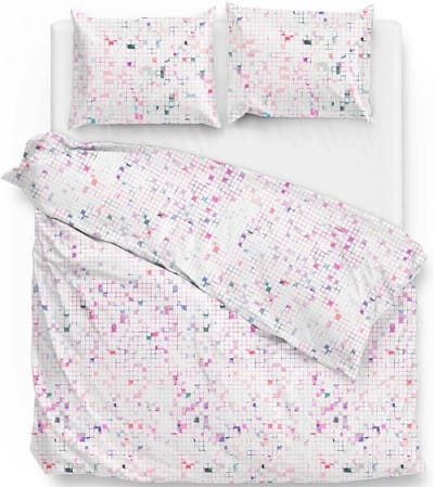 Zo!Home Jamie - Dekbedovertrek - Eenpersoons - 140x200/220 cm + 1 kussensloop 60x70 cm - Pink