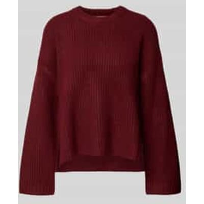 Oversized gebreide pullover met ribboorden, model 'SIGGA'