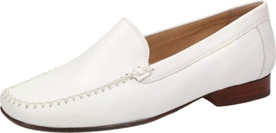 Sioux - CAMPINA - Instappers - Kleur: Wit/beige - Maat: 42