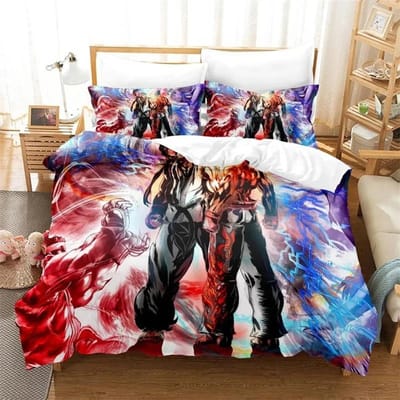 3D-geprinte Kyokushin Karate beddengoedsets, prachtige beddengoedsets, dekbedovertrekset, luxe verjaardagscadeau 70x133cm 2pcs
