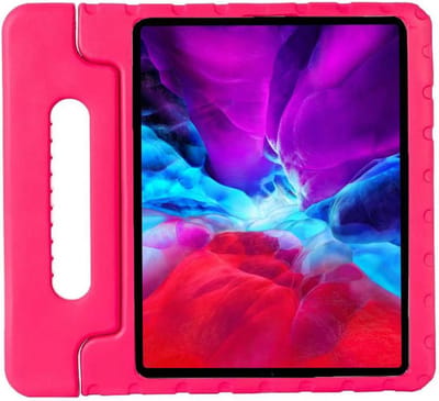 CaseBoutique Kinder Tablet Hoes hoesje geschikt voor iPad Pro 12.9 (3e/4e/5e/6e generatie) - Roze - EVA-foam