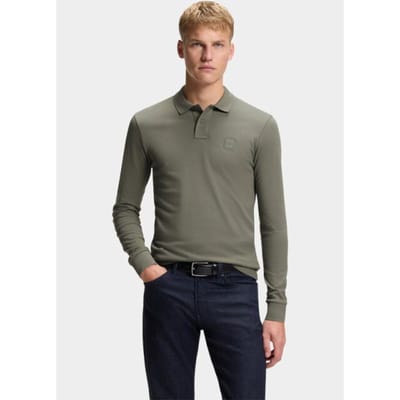 Boss Orange Polo lange mouw passerby 10256683 01 50507704/076