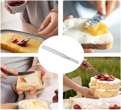 Set van 4 RVS Pannenkoeken Spatels en Dispenser - Ideale Keukengerei voor Perfecte Pannenkoeken, Bakgerei en Keukenaccessoires